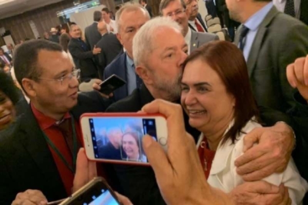 Rosa Neide e Lula