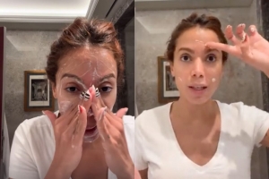 Anitta faz vídeo usando creme feito com seu próprio sangue
