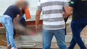 Corpo é achado preso a cabo de aço de restaurante flutuante em MT