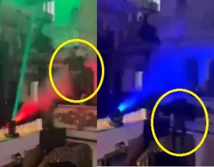 Homem vestido de Batman despenca durante apresentação em festa