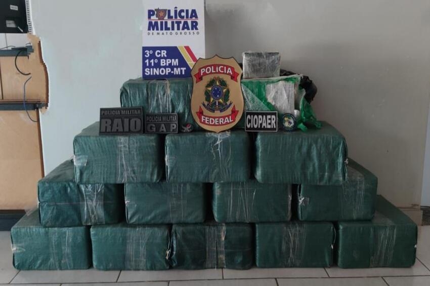 Cocaína apreendida