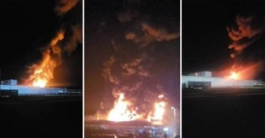 Incêndio de grandes proporções destrói parte de frigorífico da JBS em Mato Grosso