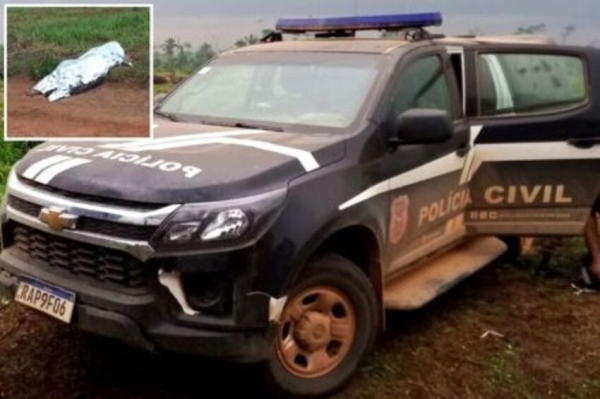 O suspeito foi encaminhado para a Polícia Civil