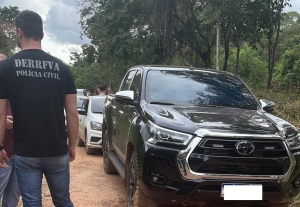 Polícia recupera caminhonete furtada do secretário da Sesp-MT