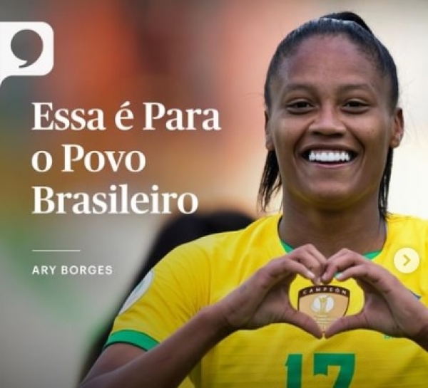 Conheça Ary Borges, autora de 3 gols na estreia da Copa do Mundo feminina