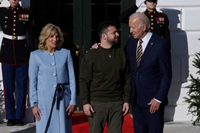 Jill Biden, Zelensky e Joe Biden