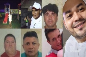 7 vítimas da chacina em bar em Sinop