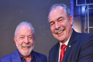 Aloizio Mercadante e Lula