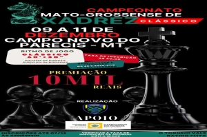 Folder Campeonato Estadual de Xadrez Clássico 2022