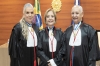 Desembargadores Maria Erotildes Kneip, Clarice Claudino e Juvenal Pereira