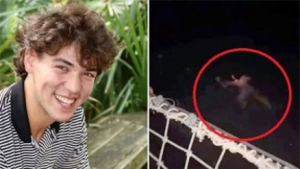 Desafiado, jovem pula em mar infestado de tubarões e desaparece; veja vídeo