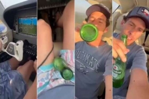 Vídeo mostra menino pilotando avião; pai e filho morreram em queda na divisa de MT
