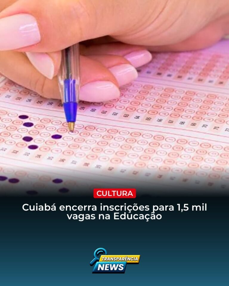Cuiabá encerra inscrições para 1,5 mil vagas na Educação
