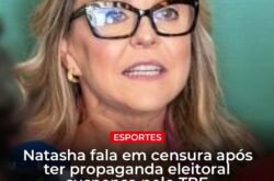 Natasha aponta censura após ter propaganda suspensa pelo TRE MT
