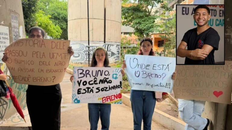 Comunidade acadêmica faz mobilização por estudante da UFMT que desapareceu