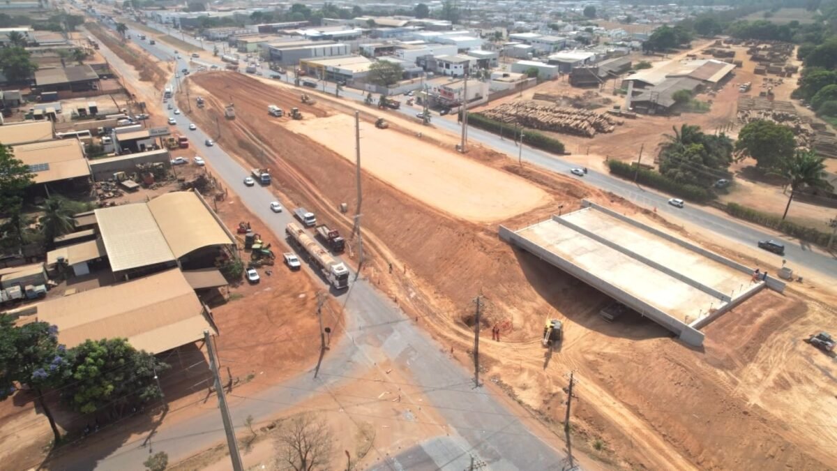 Desvio será ampliado para obras de viaduto na BR-163 em Sinop