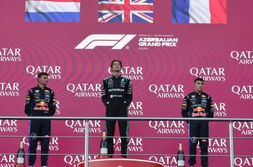 Fórmula 1: Russell supera Verstappen por 0.1s e vence GP do Azerbaijão