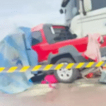 Duas pessoas morrem em batida entre carro e carreta na BR-364 em MT