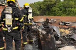 Sorriso: incêndio destrói casa em assentamento; animais são socorridos