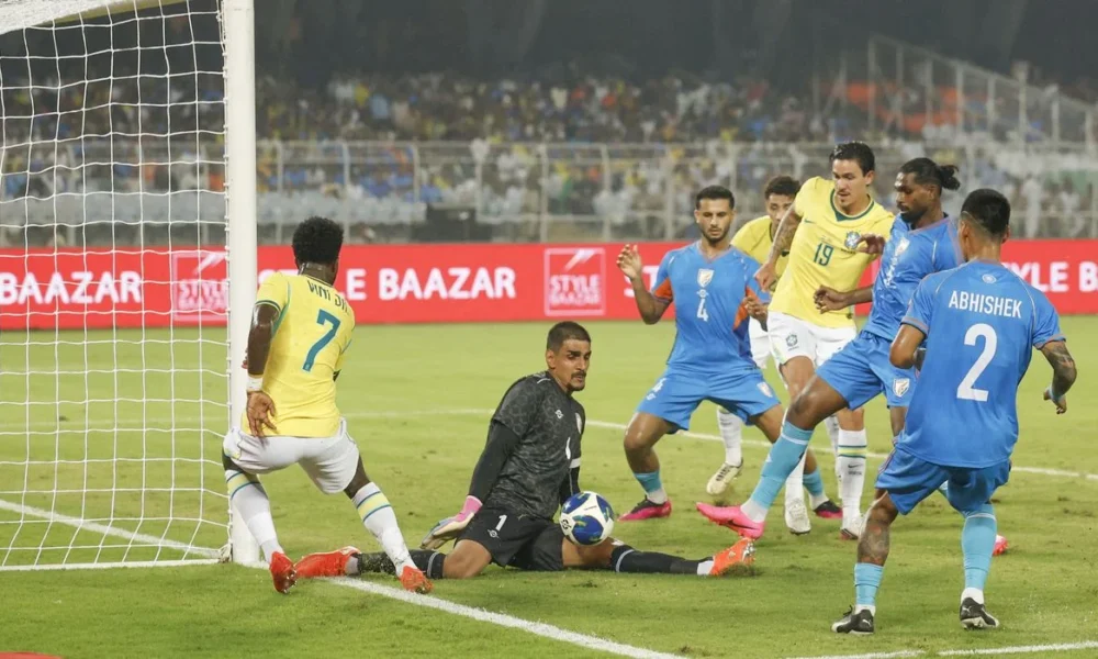 Brasil goleia Índia por 4 a 0 em Calcutá no primeiro duelo da história das seleções