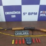 Cavalaria da PM prende homem por porte ilegal de arma em Rondonópolis
