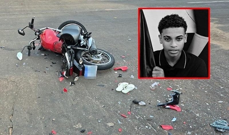 Adolescente de 15 anos morre após batida entre motocicleta e carro em Mato Grosso