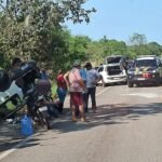 Corpo de Bombeiros socorre vítima de capotamento na BR-070, em Cáceres