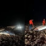 Duas pessoas ficam feridas após queda de avião e são resgatadas por bombeiro de folga em MT