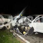 Motorista morre em batida frontal e família com criança fica ferida em MT