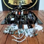 Polícia Penal abate drone e apreende celulares e drogas durante revista em penitenciária