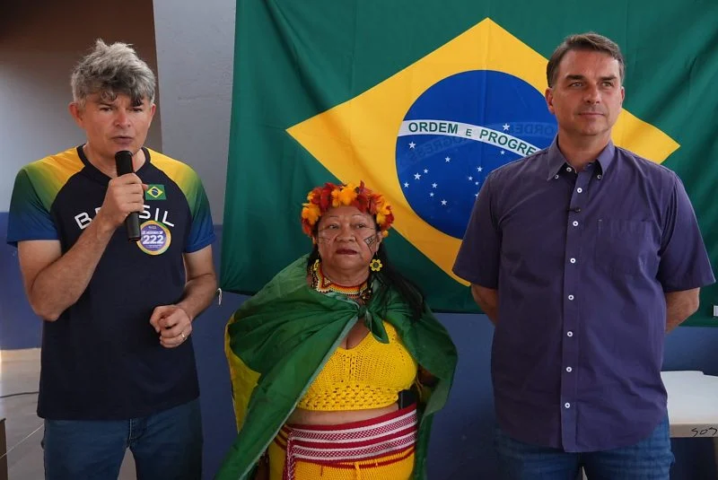 Em Mato Grosso, Flávio Bolsonaro vence Lula com 66,06% dos votos