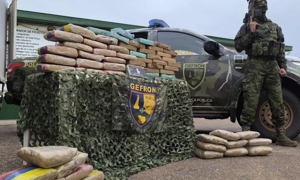 Gefron apreende 26,3 toneladas de drogas em Mato Grosso e causa prejuízo de R$ 371 milhões às facções em 2026