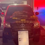 Ação conjunta entre PM e PRF apreende 43 kg de drogas em fundo falso de caminhonete em Canarana