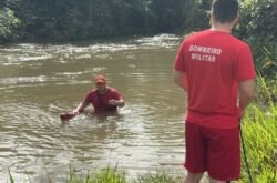 Bombeiros fazem buscas por homem que desapareceu em cachoeira no Médio-Norte