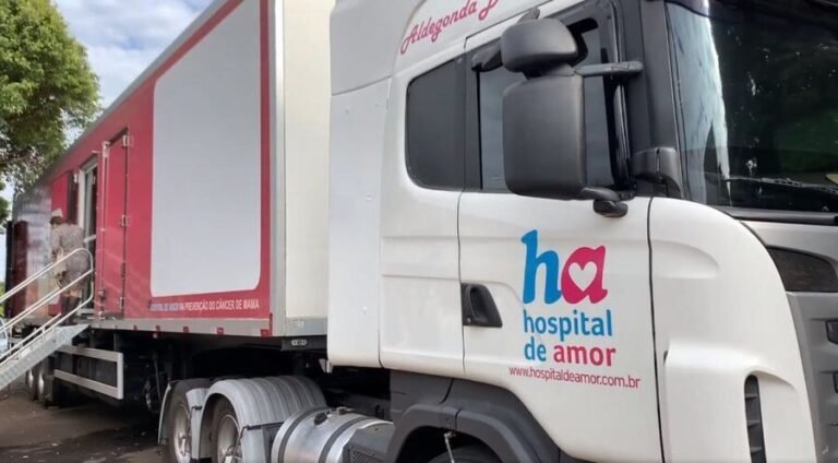 Carreta do Amor oferece exames gratuitos até amanhã em Nova Mutum