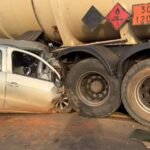 Condutor morre em violenta colisão entre carro e carreta em Mato Grosso