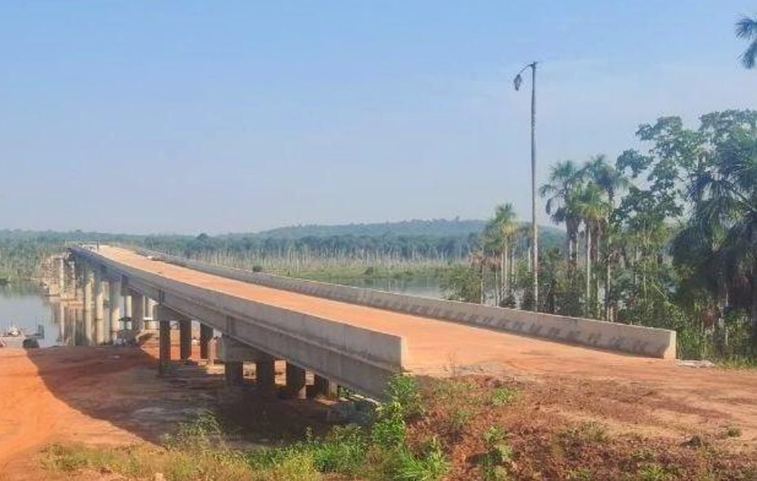 Construção da maior ponte de Mato Grosso que conectará Nortão ao Noroeste chega a 77% de execução