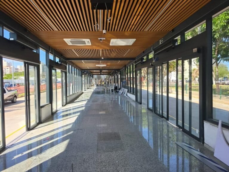 Construção de estação do BRT entra na reta final em Cuiabá