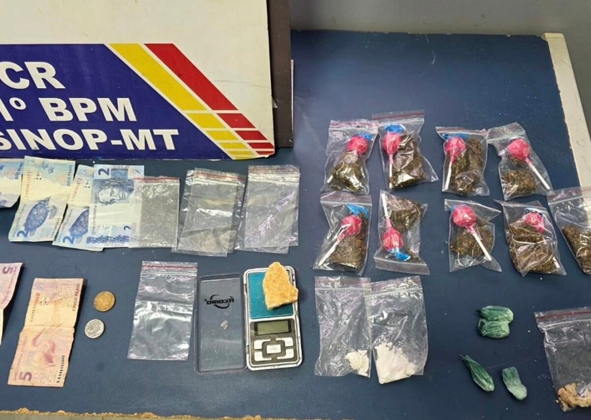 Drogas compradas em Sinop são apreendidas em Santa Carmem; dois detidos  