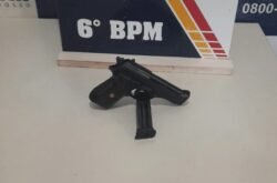 Homem é detido por posse irregular de arma em confraternização em Mato Grosso