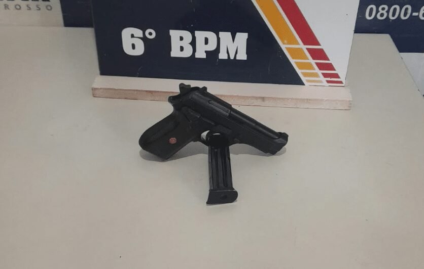 Homem é detido por posse irregular de arma em confraternização em Mato Grosso