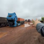 Caminhoneira youtuber relata furto de três módulos de caminhões estacionados em MT