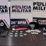 Nova Mutum: polícia encerra festa rave clandestina e prende sinopense suspeita de tráfico