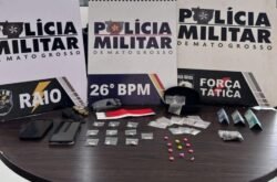 Nova Mutum: polícia encerra festa rave clandestina e prende sinopense suspeita de tráfico