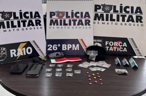 Nova Mutum: polícia encerra festa rave clandestina e prende sinopense suspeita de tráfico