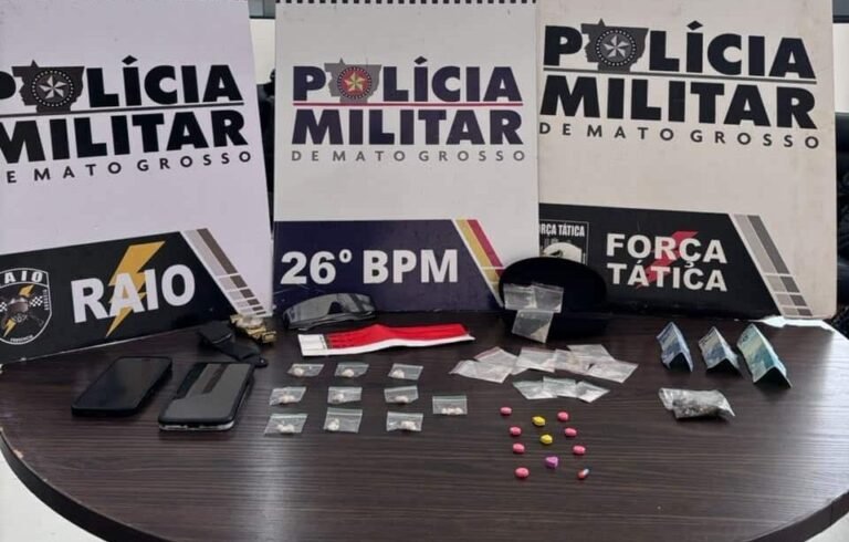 Nova Mutum: polícia encerra festa rave clandestina e prende sinopense suspeita de tráfico