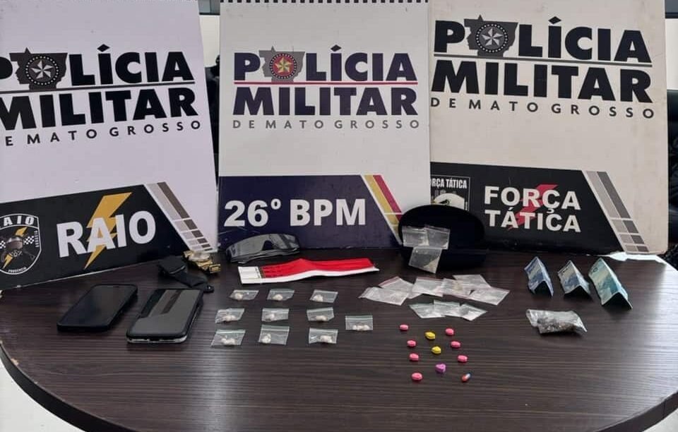 Nova Mutum: polícia encerra festa rave clandestina e prende sinopense suspeita de tráfico