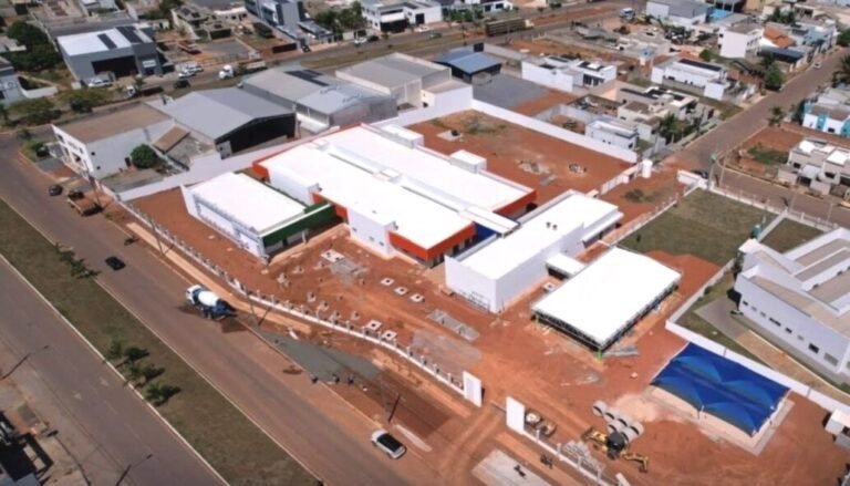 Obra de Centro Infantil com capacidade para 300 crianças chega a 90% de conclusão em Nova Mutum