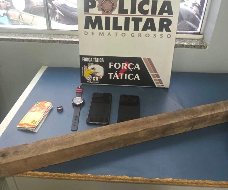 PM resgata homem que seria assassinado em Sinop; quatro presos