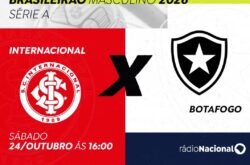 Rádio Nacional transmite neste sábado Internacional x Botafogo